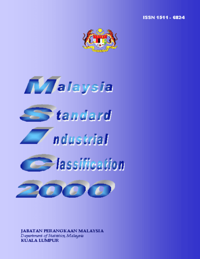 b) Malaysia Standard Industrial Classification 2000