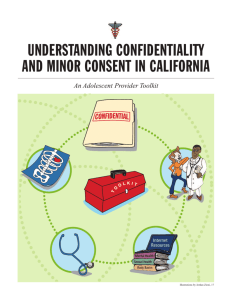 Understanding Confidentiality and Minor Consent in California