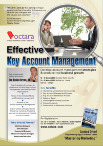 Effective Key Account Management