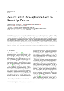Aemoo: Linked Data exploration based on Knowledge Patterns