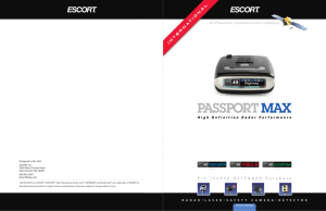 Passport Max International Owner's Manual