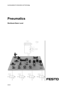 Pneumatics, Basic level (Workbook)