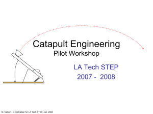 Catapult Engineering PowerPoint