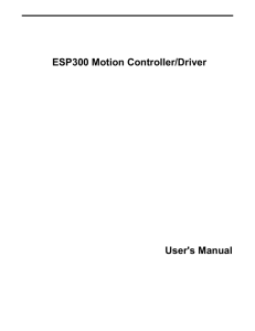 ESP300 Motion Controller/Driver