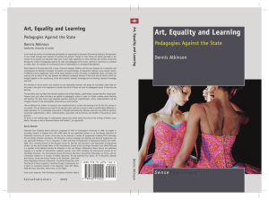 Art, Equality and Learning