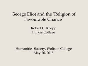 George Eliot and the 'Religion of Favourable Chance'