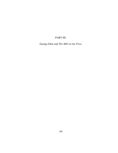 PART III: George Eliot and The Mill on the Floss