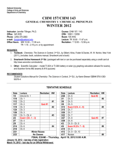 introduction to chemical principles (chm 104)