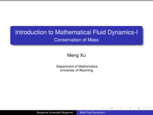 Introduction to Mathematical Fluid Dynamics-I