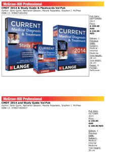 CMDT 2014 & Study Guide & Flashcards Val Pak CMDT 2014 and