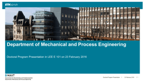 Information event - Department of Mechanical and Process