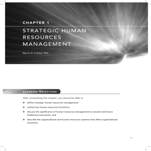 strategic human resources management
