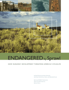 Endangered by Sprawl - National Wildlife Federation