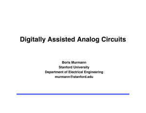 HC17.S5T3 Digitally Assisted Analog Circuits