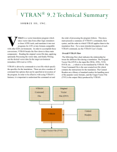 VTRAN ® Technical Summary