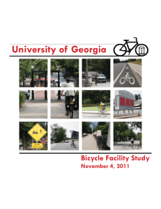 UGA Bicycle Master Plan - University Architects for Facility Planning