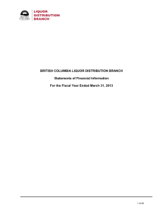 Statement of Financial Information 2012-2013