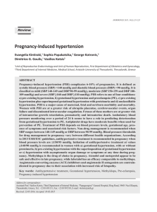 Pregnancy-Induced hypertension