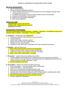 Physical Assessment Exam Study Guide