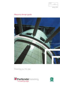 Forticrete Masonry Design Guide