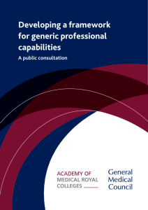 Developing a framework for generic professional capabilities: a