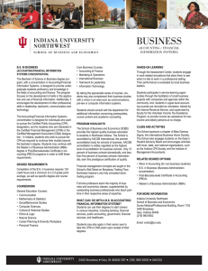 business - Indiana University Northwest