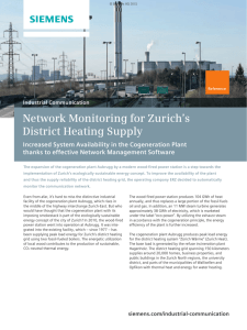 Network Monitoring for Zurich's District Heating Supply / Increased