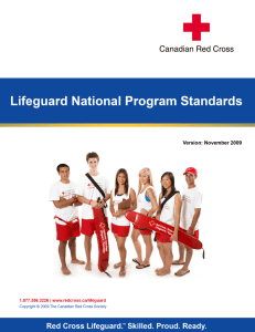 Lifeguard National Program Standards Page 1 of 69