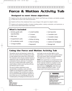 Force & Motion Activity Tub - Lakeshore Learning Materials