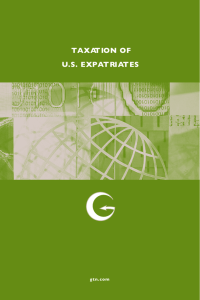 Taxation of U.S. Expatriates