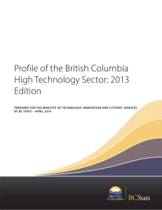 Profile of the British Columbia High Technology