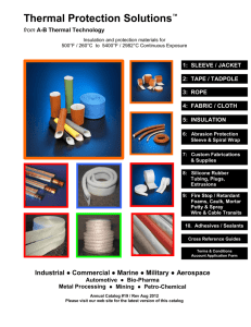 Thermal Protection Solutions - Industrial Seals and Gaskets AB Tech