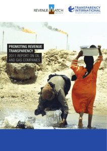 promoting revenue transparency 2011 report on oil and gas