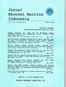 Jurnal Ekonomi Maritim Indonesia