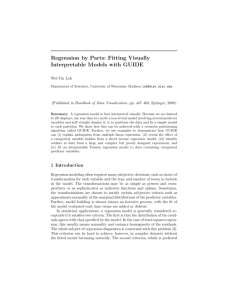 Regression by Parts: Fitting Visually