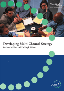 Developing Multi-Channel Strategy