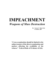 impeachment - Office of the Federal Public Defender