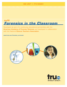 ms unit 1: it's magic! - Awesome Science Teacher Resources