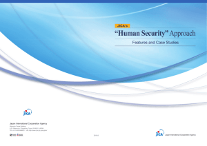 “Human Security” Approach