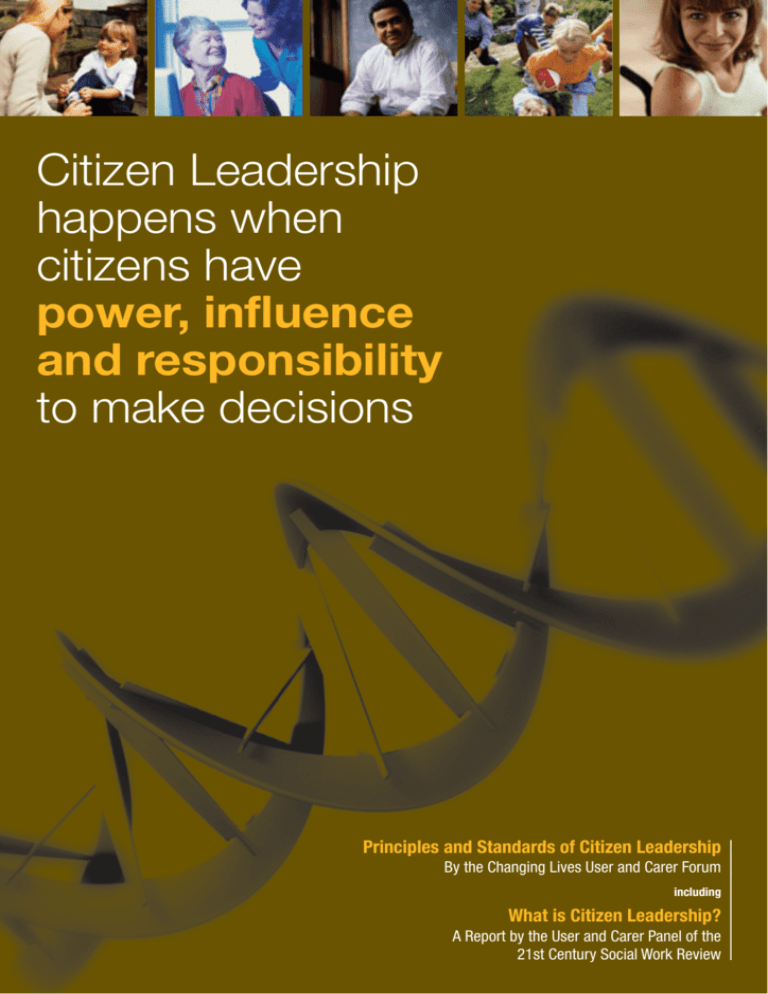 What Is Citizen Leadership