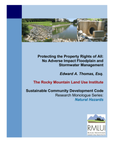 NAI Floodplain and Storm Water Management, By Edward A