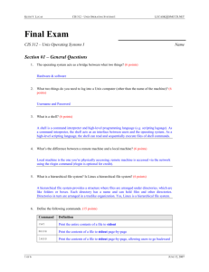 Final Exam - Keith V. Lucas