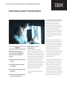 Information-based Transformation