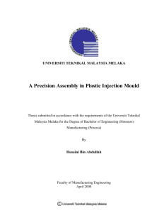 A Precision Assembly in Plastic Injection Mould