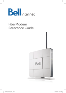 Cellpipe 7130 - Fibe modem - User guide & Reference guide