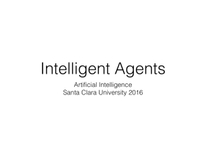 Rational agents - Santa Clara University