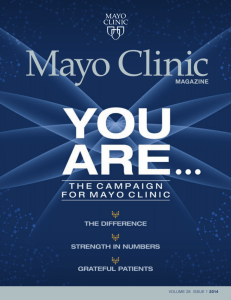 Mayo Clinic Magazine - Vol. 28, No. 1, 2014, Issue 1 - MC2386-2801