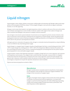 Liquid nitrogen - Air Products and Chemicals, Inc.