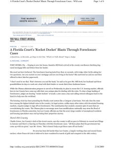 Wall Street Journal article on Feb. 18, 2009