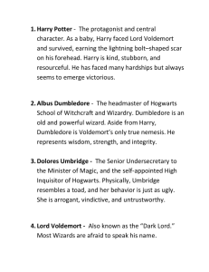 1. Harry Potter - The protagonist and central character. As a baby